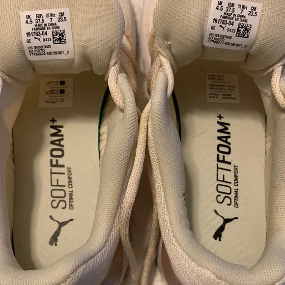 Puma SoftFoam Optimal Comfort Athletic Shoes, Neutral, Lace up, Run, Walking, EC - Picture 3 of 13